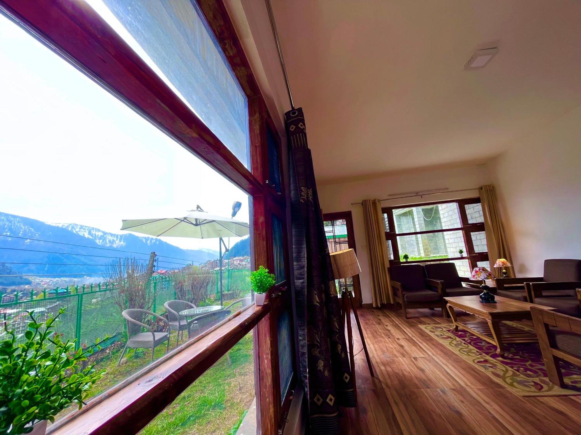 Himalayan River Mountain View 2 Bedrooms Cottage, Manali Екстериор снимка