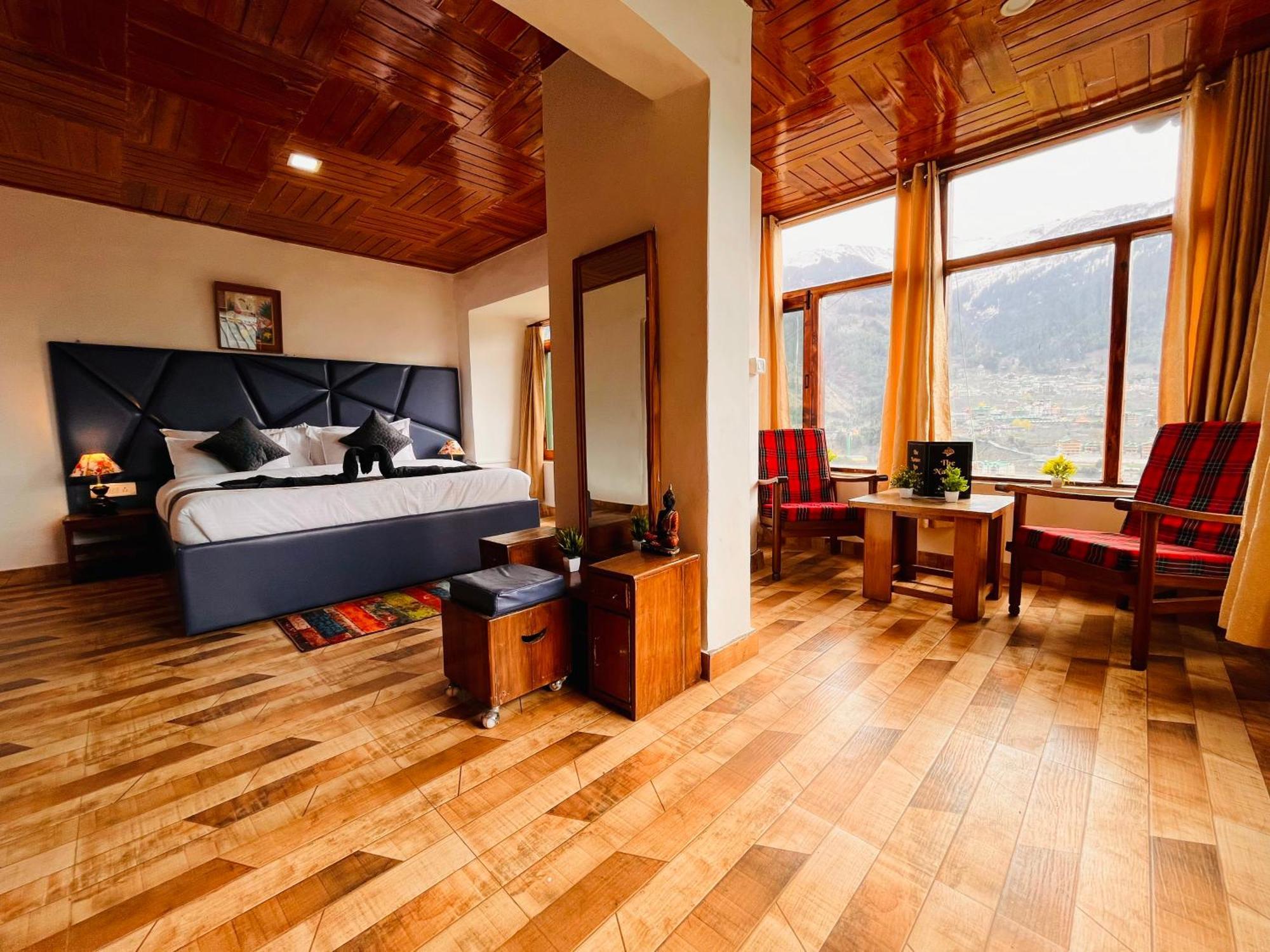 Himalayan River Mountain View 2 Bedrooms Cottage, Manali Екстериор снимка