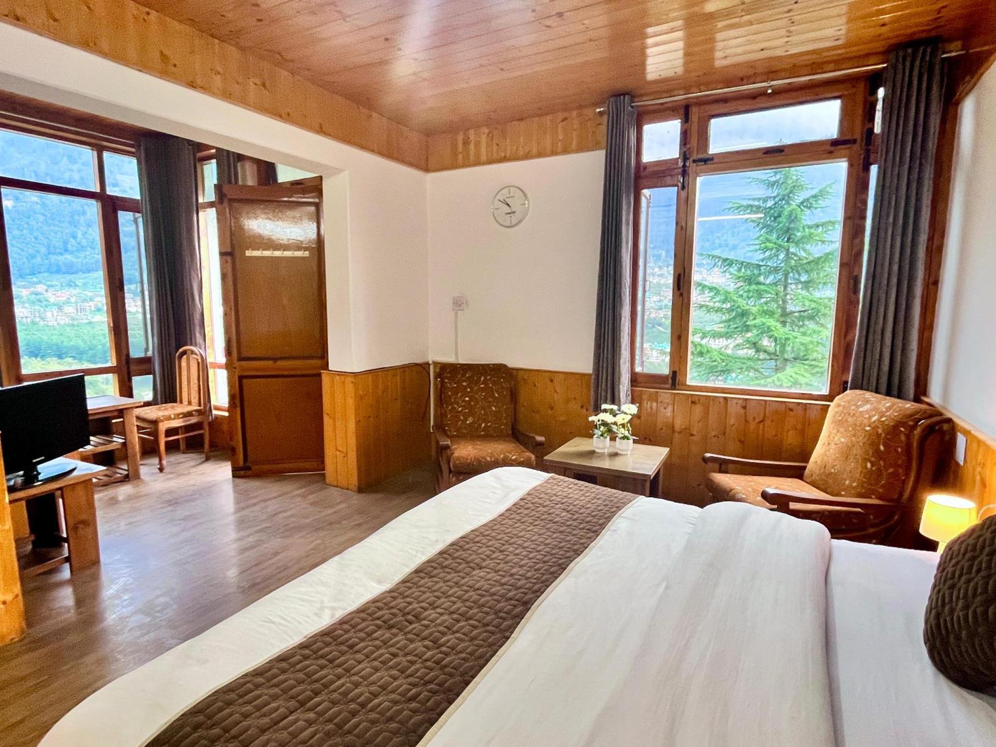 Himalayan River Mountain View 2 Bedrooms Cottage, Manali Екстериор снимка